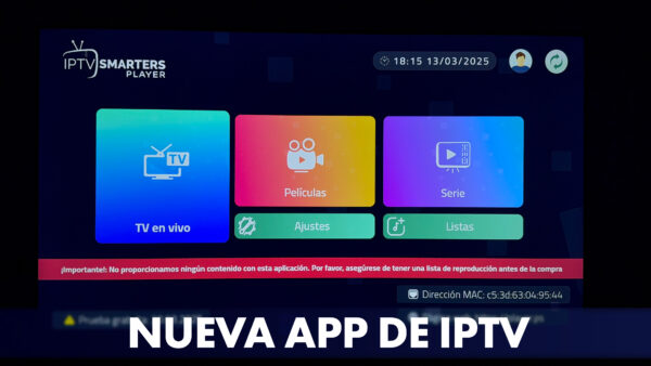 Licencia IPTV Smarters Player (2 Dispositivo)